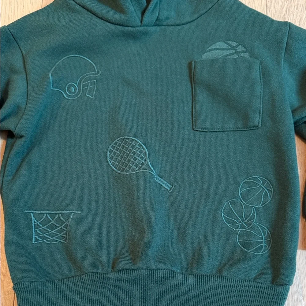 Mayoral Dark Green Kids' Sports Hoodie